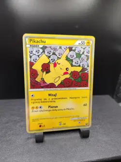 Pokemon Pikachu PW8 Pikachu World Collection Polish Holo Promo 2010 - Image 1