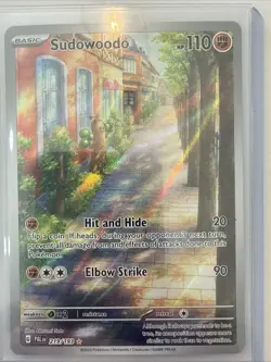 Sudowoodo 219/193 Paldea Evolved Illustration Rare Pokemon TCG NM Condition - Image 3