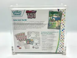 Pokemon 151 Elite Trainer Box ETB New & Factory Sealed with Acrylic Case - Image 2