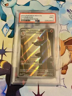Pokemon TCG Charmeleon 169/165 Scarlet & Violet 151 Illustration Rare PSA 9 - Image 1