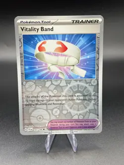 Pokemon TCG - Vitality Band Reverse Holo Uncommon - Scarlet & Violet 197/198 - Image 1
