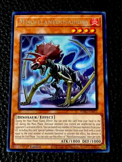 Miscellaneousaurus WISU-EN011 Yugioh 1st Edition (New) - Image 1