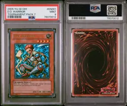 Yugioh D.D. Warrior TP7-EN001 Ultra Rare PSA 9 Tournament Pack 7 Yu-Gi-Oh - Image 2