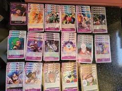 One Piece OP-05 Card Lot - Full Rare Playsets x4 NM English + Booster Box - Image 4