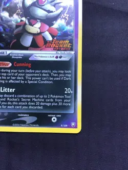 Pokemon Cards: EX Team Rocket Returns Reverse Holo: Dark Slowking 9/109 - Image 5