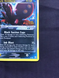 Pokemon Cards: EX Team Rocket Returns Reverse Holo: Dark Octillery 8/109 - Image 5
