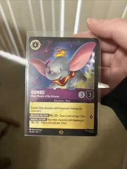 Lorcana Fabled Dumbo Ninth Wonder of the Universe Legendary Non-Foil Card - Image 1