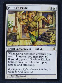 Militia's Pride - Mtg Magic Cards #3G - Image 1