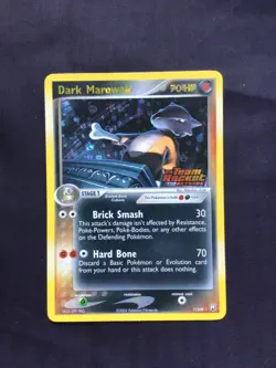 Pokemon Cards: EX Team Rocket Returns Reverse Holo: Dark Marowak 7/109 - Image 1