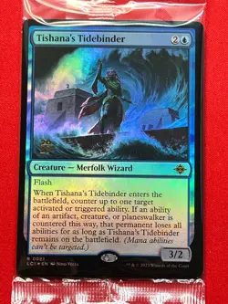MTG Tishana's Tidebinder - Prerelease Cards (PRE) Sealed in original wrapper - Image 1