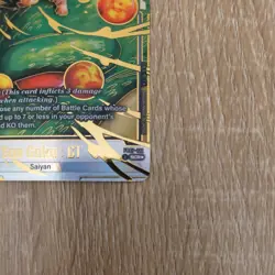 Dragon Ball Super Bandai Son Goku GT SCR Foil Battle Card FB07-122 Triple Strike - Image 4