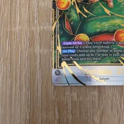 Dragon Ball Super Bandai Son Goku GT SCR Foil Battle Card FB07-122 Triple Strike - Image 5