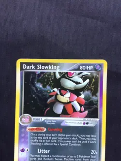 Pokemon Cards: EX Team Rocket Returns Rare Holo: Dark Slowking 9/109 - Image 2