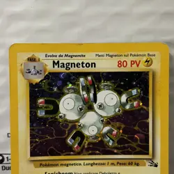 Magneton 11/62 Rare Unlimited (Fossil) Italian. Vintage Pokemon Card HOLO - Image 2