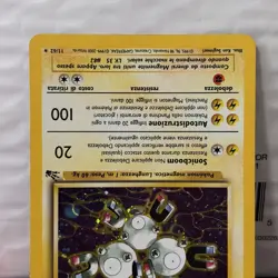 Magneton 11/62 Rare Unlimited (Fossil) Italian. Vintage Pokemon Card HOLO - Image 3