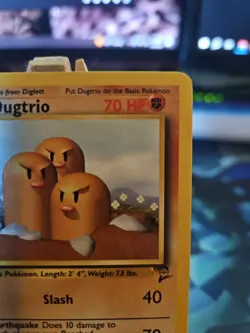 Pokemon TCG Dugtrio Base Set 2 Unlimited Rare Card 23/130 LP+ Clean - Image 3