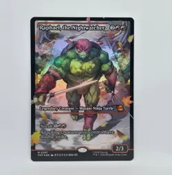 Raphael the Nightwatcher M0287 Japanese Showcase Magic the Gathering TMNT (FOIL) - Image 1