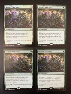 MTG - Shaper's Sanctuary x4 - Ixalan (One is FOIL) - Image 1