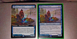 MtG Magic the Gathering ZNR 2x Glasspool Mimic, Extended Art - Image 1