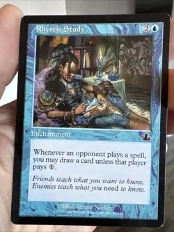 MTG - Rhystic Study - Prophecy - NM - EDH - 3$ Shipping - Image 1
