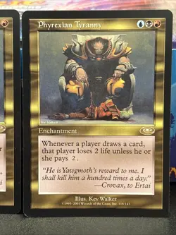 2x Phyrexian Tyranny Planeshift Magic MTG 118 UP NM - Image 3