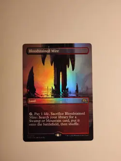 Bloodstained Mire (Borderless) Modern Horizons 3 Foil - Image 1