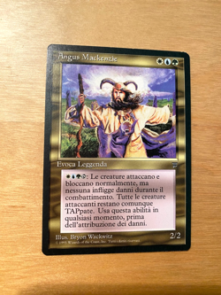 MTG Angus Mackenzie Legends Italian EXC - Image 1