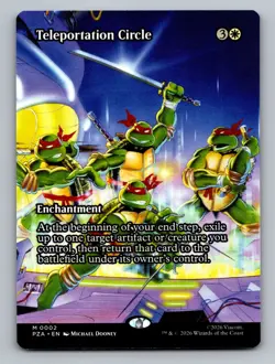 Teleportation Circle (Borderless) M Teenage Mutant Ninja Turtles Source Material - Image 1