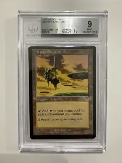 Magic The Gathering Graded Serra’s Sanctum - Urza's Saga - MTG BGS 9 Mint - Image 1