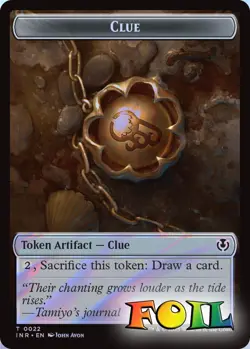 Blood / Clue 2-Sided Token MTG Innistrad Remastered NP - Image 2