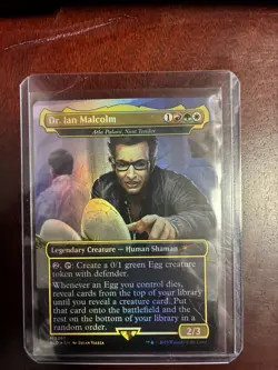 Dr. Ian Malcolm - Atla Palani, Nest Tender - Secret Lair - NM-Mint Foil - MTG - Image 1