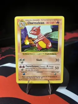 Pokemon - Base Set Shadowless - Charmeleon - 24/102 - Uncommon LP - Image 1