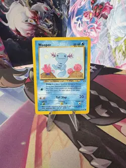 Pokemon TCG Wooper Neo Genesis 71/75 Regular Common - Image 1