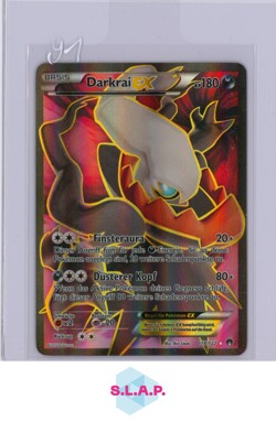 DARKRAI EX POKEMON 118/122 2016 XY BR3AKPOINT GERMAN FULL ART - Image 1