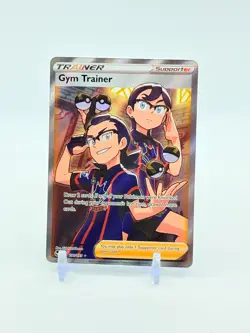 Gym Trainer Full art #191 Gym Trainer Ultra Rare Holo 191/195 Pokemon TCG NM+ - Image 1
