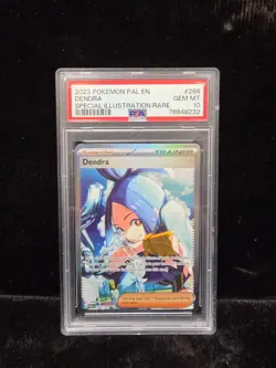 Dendra Trainer 2023 Pokemon Paldea Evolved 266/193 Sir PSA 10 Gem Mint - Image 1