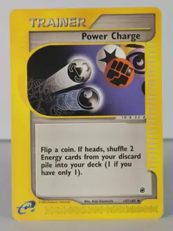 Power Charge - Expedition Base set - 147/165 - Pokemon TCG - U - Image 1