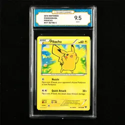 TQG 9.5 MINT+ 2014 Pokemon ENG Pikachu 42/146 C - Image 1