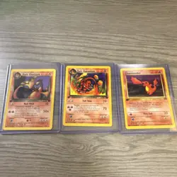 Pokemon TCG Team Rocket 1st Edition Dark Charizard, Charmeleon, Charmander Lot - Image 1