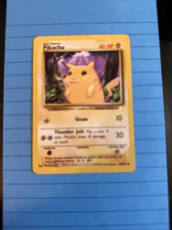 PIKACHU 58/102 Base Set - WOTC Vintage Pokemon - Image 1