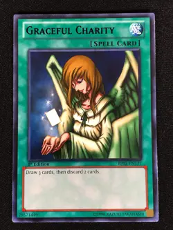 Yugioh Graceful Charity BP02-EN137 1ST Rare (NM) - Image 1