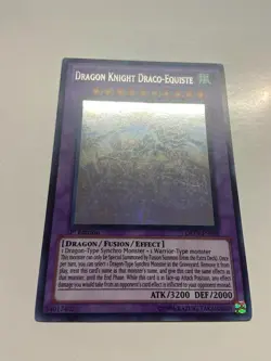 USA Seller Yugioh Dragon Knight Draco-Equiste DREV-EN038 1st Ed Ghost Rare VLP - Image 2