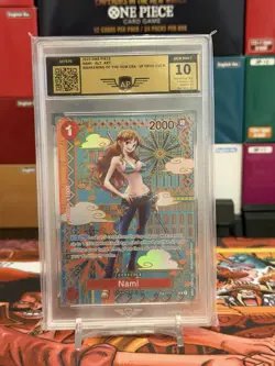 GEM MINT Nami SP OP01-016 from the Awakening of the New Era One Piece AP10 - Image 1