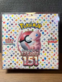 DDU Sealed / With Shrink Pokemon Card 151 Booster Box sv2a Japanese - Image 1