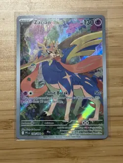 Pokemon Card 2025 ZACIAN Illustration Rare IR 100/094 Phantasmal Flames NM/M - Image 3