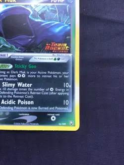 Pokemon Cards: EX Team Rocket Returns Reverse Holo: Dark Muk 16/109 - Image 5