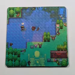 ⭐Eif Origin SHINY GYARADOS Pokemon Lenticular Gameboy Card Rare NonTCG Animation - Image 2