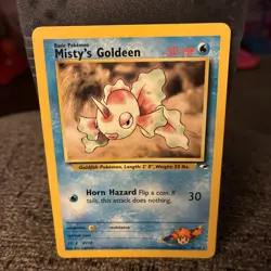 Pokemon Card - Misty's Goldeen Gym Heroes 30/132 Rare - Image 1