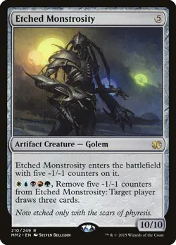 Etched Monstrosity [Modern Masters 2015] Lightly Played - Image 1