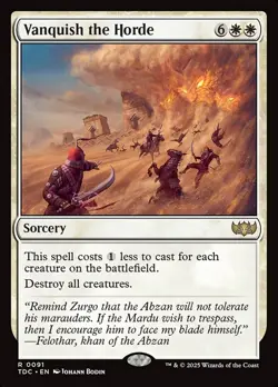 MTG Vanquish the Horde ** Tarkir: Dragonstorm Commander ** English - Image 1